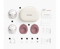 MOMCOZY Laktator podwójny bez użycia rąk  M9 Podwójny (Czerwony) - 1361055 - zdjęcie 5